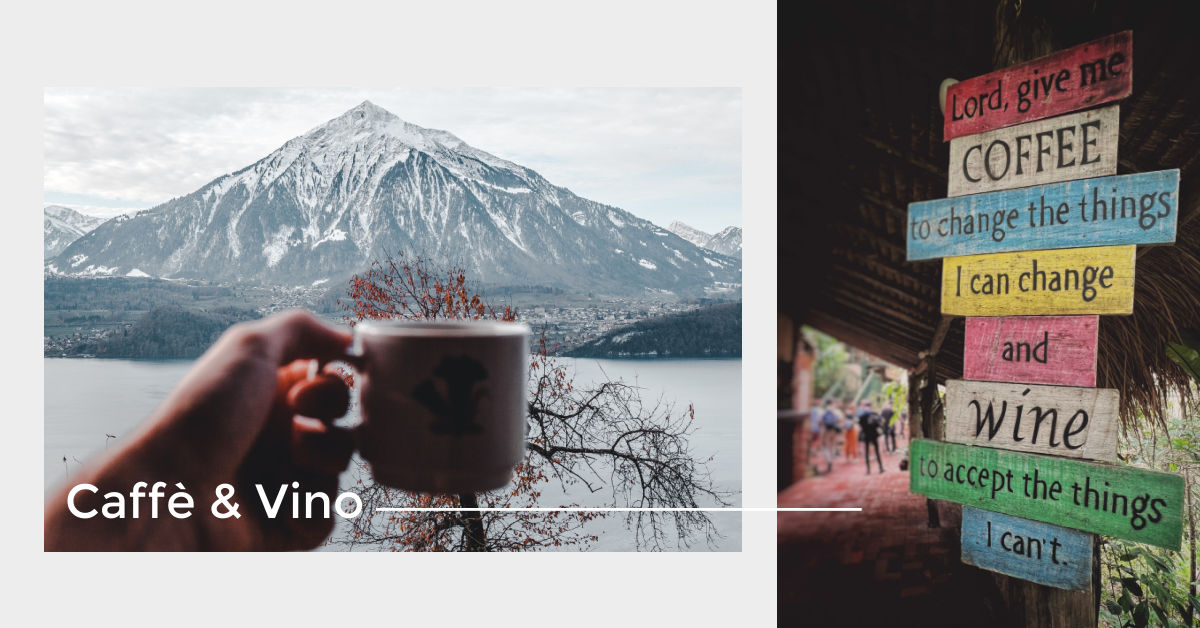 Caffè e vino